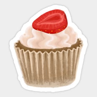 Strawberry Muffin Sticker